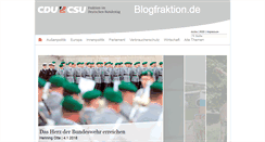 Desktop Screenshot of blogfraktion.de