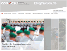 Tablet Screenshot of blogfraktion.de